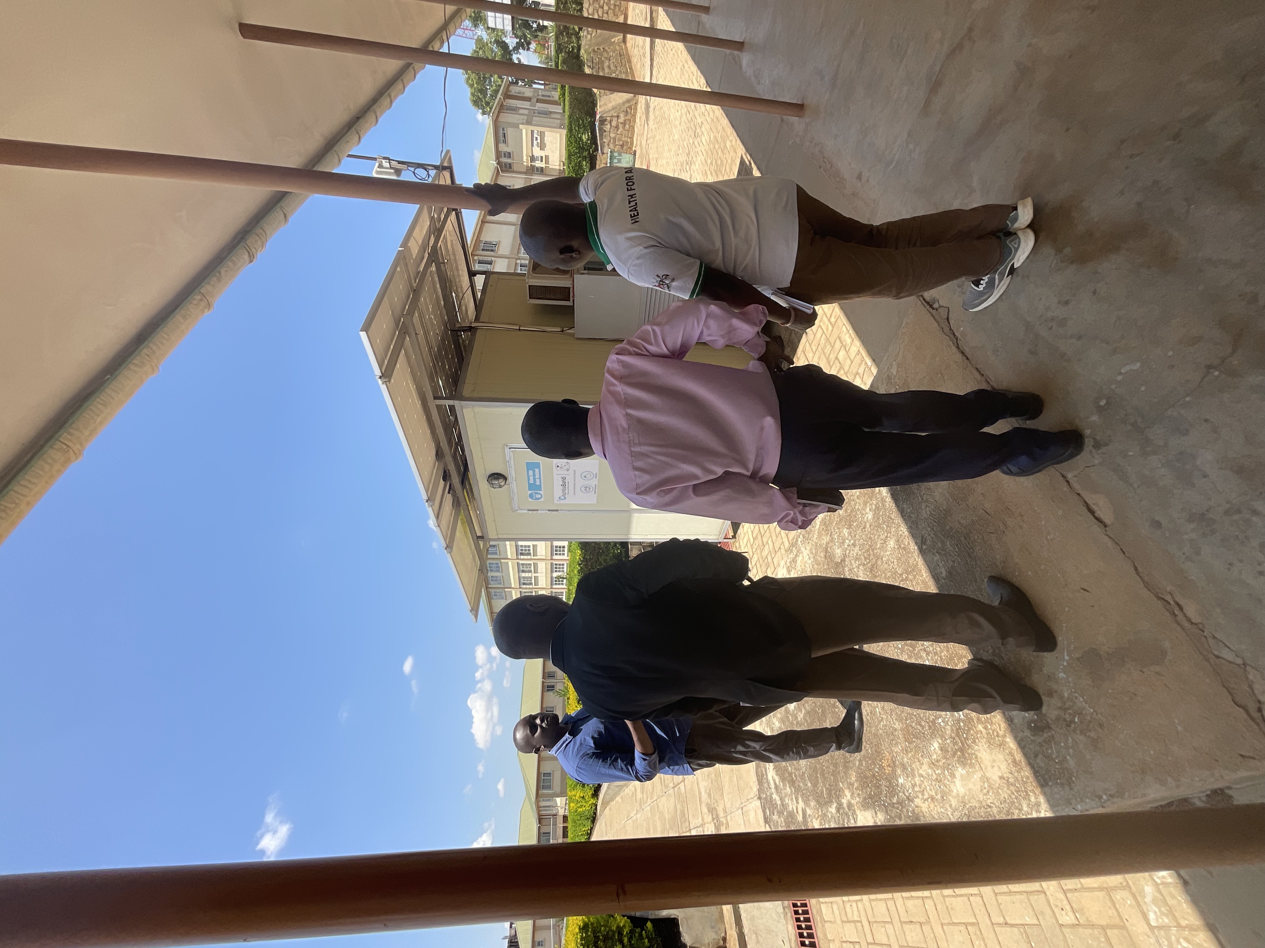 Meeting with Chumba Baridi Staff